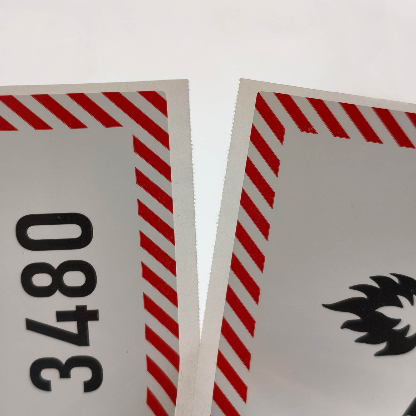 Label ADR special regulation 188, with perforation, UN3480, 100x100mm, 100 pieces per set