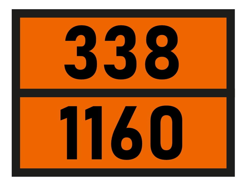 Orange Warntafel 338/1160, 400x300mm, 1 Stk pro Blatt kaufen - BOXLAB Services