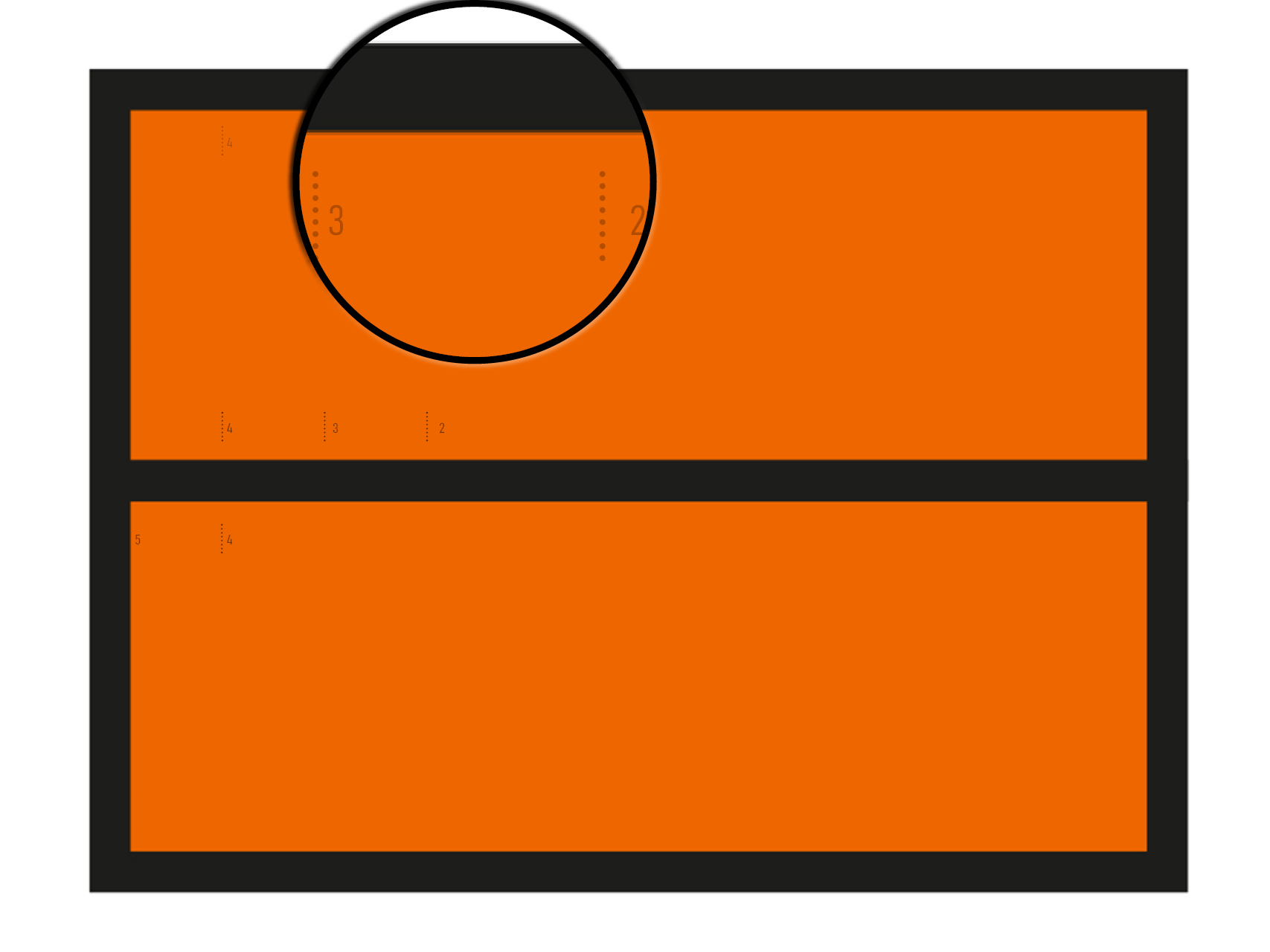 Orangene Orange Warntafel Gefahrgut Etikett von BOXLAB Services, PE/PP/PET, stark haftend. Einsetzbar gemäß ADR, RID, IATA, IMDG Code. Günstig direkt online kaufen. 24h Express Lieferung.
