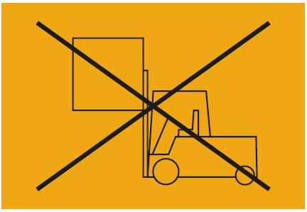 Tankcontainer / Container Label, Forklift, 295x200mm, 1 piece per sheet