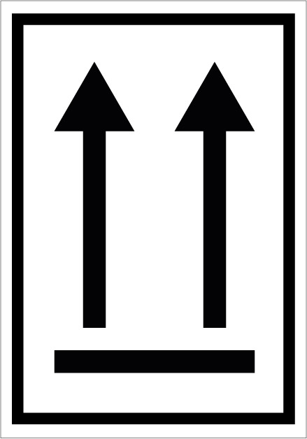Alignment arrows, 105 x 74 mm, 1,000pcs per roll