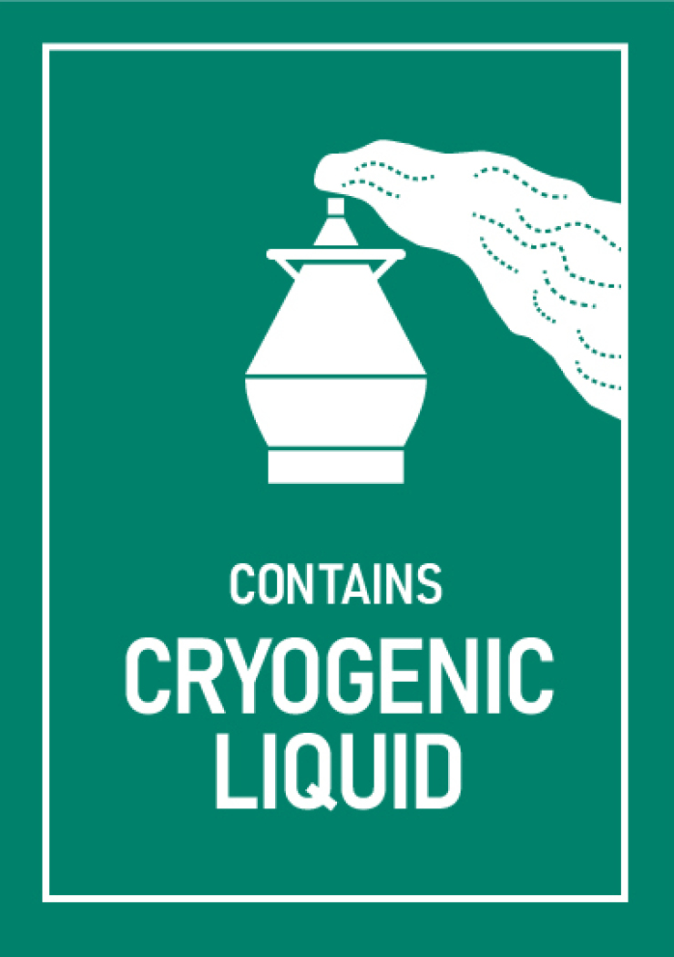 Unser IATA Etikett Contains Cryogenic Liquid" ist ideal für den sicheren Luftfrachtversand von kryogenen Flüssigkeiten gemäß IATA. Größe: 105x74mm, 6 Etiketten je Blatt."