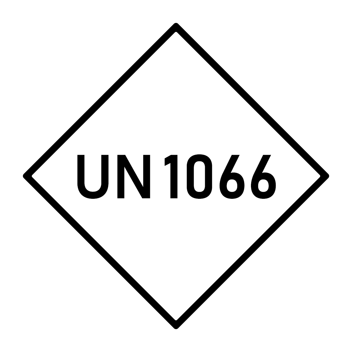 Mark ADR Special regulation 653, UN1066, 100x100mm, 1pc per sheet