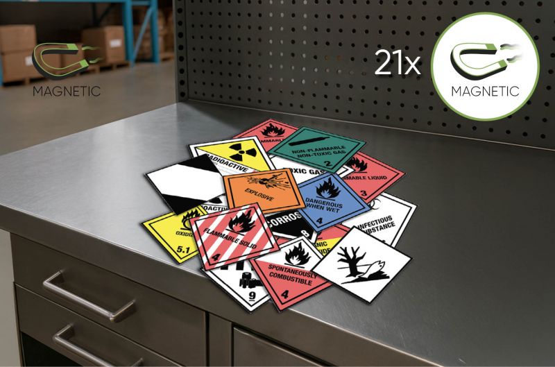 3in1 Hazard Labels